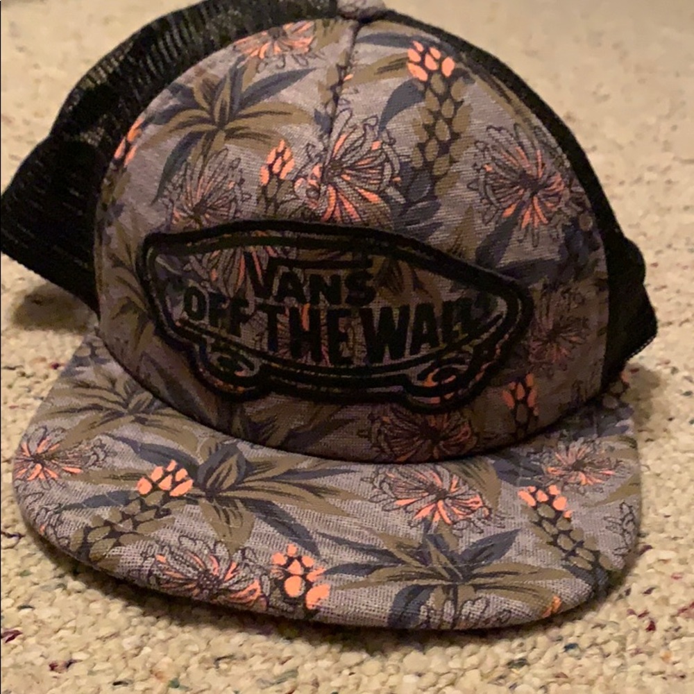 Floral Vans hat